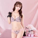 ミルキーリボンレース脇高ブラジャー＆フルバックショーツ | Dazzy | 詳細画像5 