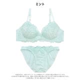 ガーリーブルームフラワーブラジャー&フルバックショーツ | Dazzy | 詳細画像8