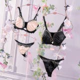 【三上悠亜着用】ジャカードサテンレースブラジャー&バック透けTバックショーツ | Dazzy | 詳細画像9