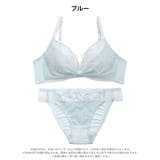 パステルリボンシアーブラジャー＆フルバックショーツ | Dazzy | 詳細画像8 