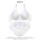 エレガンスペタル脇高ブラジャー&フルバックショーツ | Dazzy | 詳細画像8