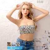 【ノンワイヤー】スパイシープリントチューブブラジャー単品 | Dazzy | 詳細画像3 