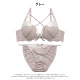 クラッシークロスレースブラジャー&フルバックショーツ | Dazzy | 詳細画像9 
