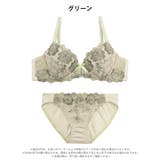 レディシックフラワーブラジャー&フルバックショーツ | Dazzy | 詳細画像9 