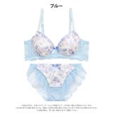フェアリーフラワーガーデン脇高ブラジャー&フルバックショーツ | Dazzy | 詳細画像8 