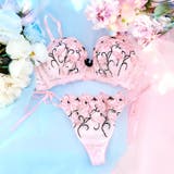 【三上悠亜着用】プレシャスフルール脇高ブラジャー&サイド紐バック透けTバックショ… | Dazzy | 詳細画像10