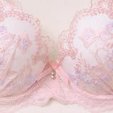 パステルファンシーフラワー脇高ブラジャー&フルバックショーツ | Dazzy | 詳細画像9 