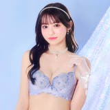 ガーリーリボンフリルブラジャー&フルバックショーツ | Dazzy | 詳細画像2 