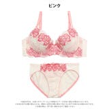 フェミニンブライトフラワーブラジャー&フルバックショーツ | Dazzy | 詳細画像10 