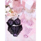 【三上悠亜着用】ブルームリボンレース脇高ブラジャー&バック透けフルバックショーツ | Dazzy | 詳細画像11 