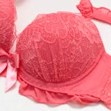 【EFサイズ】フリルリボンレーシィブラジャー&フルバックショーツ | Dazzy | 詳細画像12 