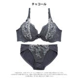 クラシックアイビーレース脇高ブラジャー&フルバックショーツ | Dazzy | 詳細画像10 