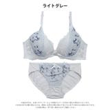 クラシックアイビーレース脇高ブラジャー&フルバックショーツ | Dazzy | 詳細画像9 