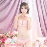 パステルレースフリルブラジャー&フルバックショーツ | Dazzy | 詳細画像1 