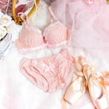 パステルレースフリルブラジャー&フルバックショーツ | Dazzy | 詳細画像10 