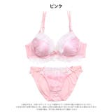 スウィートフリルサテンブラジャー&フルバックショーツ | Dazzy | 詳細画像10 
