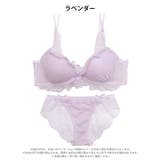 スウィートフリルドットブラジャー&バック透けフルバックショーツ | Dazzy | 詳細画像7 