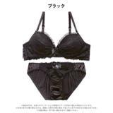 スウィートリボンレースブラジャー&フルバックショーツ | Dazzy | 詳細画像8