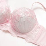【ノンワイヤー】パステルリボンブルーム脇高ブラジャー&フルバックショーツ | Dazzy | 詳細画像12 