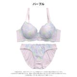 ドリーミーグラデーションレース脇高ブラジャー&フルバックショーツ | Dazzy | 詳細画像10 