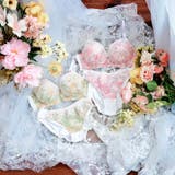 メルティフローラル脇高ブラジャー&フルバックショーツ | Dazzy | 詳細画像9 
