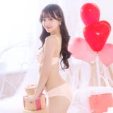 ラブリーハートチュールブラジャー&フルバックショーツ | Dazzy | 詳細画像5