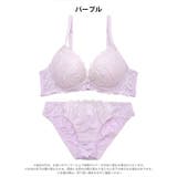 フェアリーハート脇高ブラジャー&フルバックショーツ | Dazzy | 詳細画像8