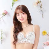 ピュアフローラルレースブラジャー&フルバックショーツ | Dazzy | 詳細画像2