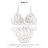 ピュアフローラルレースブラジャー&フルバックショーツ | Dazzy | 詳細画像7