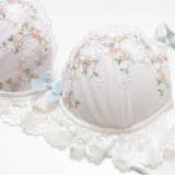 ピュアフローラルレースブラジャー&フルバックショーツ | Dazzy | 詳細画像9