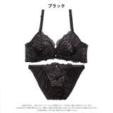 ノーブルレースアップ脇高ブラジャー&フルバックショーツ | Dazzy | 詳細画像8 