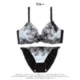 ミスティダークバタフライブラジャー&フルバックショーツ | Dazzy | 詳細画像9 