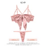 【3点セット】グラマラスリボンコードブラジャー&Tバック&ガーターリング | Dazzy | 詳細画像9