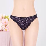ブルームリボンレースTバックショーツ単品[おそろいショーツ] | Dazzy | 詳細画像5 