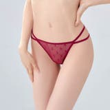 フラワーモチーフストリングTバックショーツ単品 | Dazzy | 詳細画像4