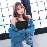 フラワーレースカップ付きキャミハーフトップ | Dazzy | 詳細画像6 