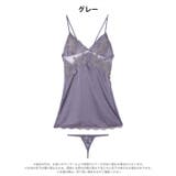 フルールサテンレースベビードール | Dazzy | 詳細画像7 