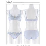 【ノンワイヤー】スウィートブルームブラジャー&フルバックショーツ | Dazzy | 詳細画像13 