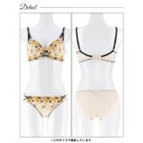 リボンフラワーブーケ脇高ブラジャー&フルバックショーツ | Dazzy | 詳細画像12