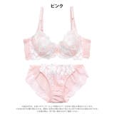 【EFサイズ】グラジオラスflowerレース脇高ブラジャー&フルバックショーツ | Dazzy | 詳細画像8 