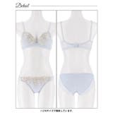 フェミニンブルームレース脇高ブラジャー&フルバックショーツ | Dazzy | 詳細画像14