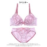 クラッシーフルールレース脇高ブラジャー&フルバックショーツ | Dazzy | 詳細画像9