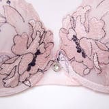 【EFサイズ】ペールピオニーブルーム脇高ブラジャー&バック透けフルバックショーツ | Dazzy | 詳細画像14