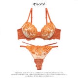 ブライトレースブルームブラジャー&バック透けTバックショーツ | Dazzy | 詳細画像11