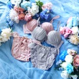 ダスティストライプレース脇高ブラジャー&フルバックショーツ | Dazzy | 詳細画像8