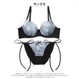 【三上悠亜着用】グラマラスフラワー脇高ブラジャー&サイド紐フルバックショーツ | Dazzy | 詳細画像10