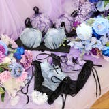 【三上悠亜着用】【EFサイズ】グラマラスフラワー脇高ブラジャー&サイド紐フルバッ… | Dazzy | 詳細画像9
