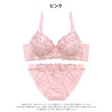 スウィートフラワーブーケ脇高ブラジャー&フルバックショーツ | Dazzy | 詳細画像11