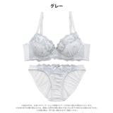 スウィートフラワーブーケ脇高ブラジャー&フルバックショーツ | Dazzy | 詳細画像12