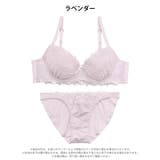 パステルエアリーフラワーブラジャー&フルバックショーツ | Dazzy | 詳細画像9 